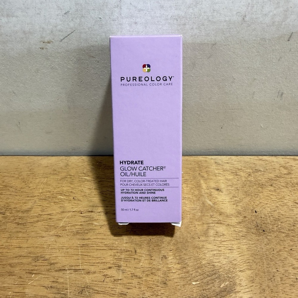 Pureology Hydrate Glow Catcher Hair Oil 1.7 oz/50 ml NEW in box! Full Size